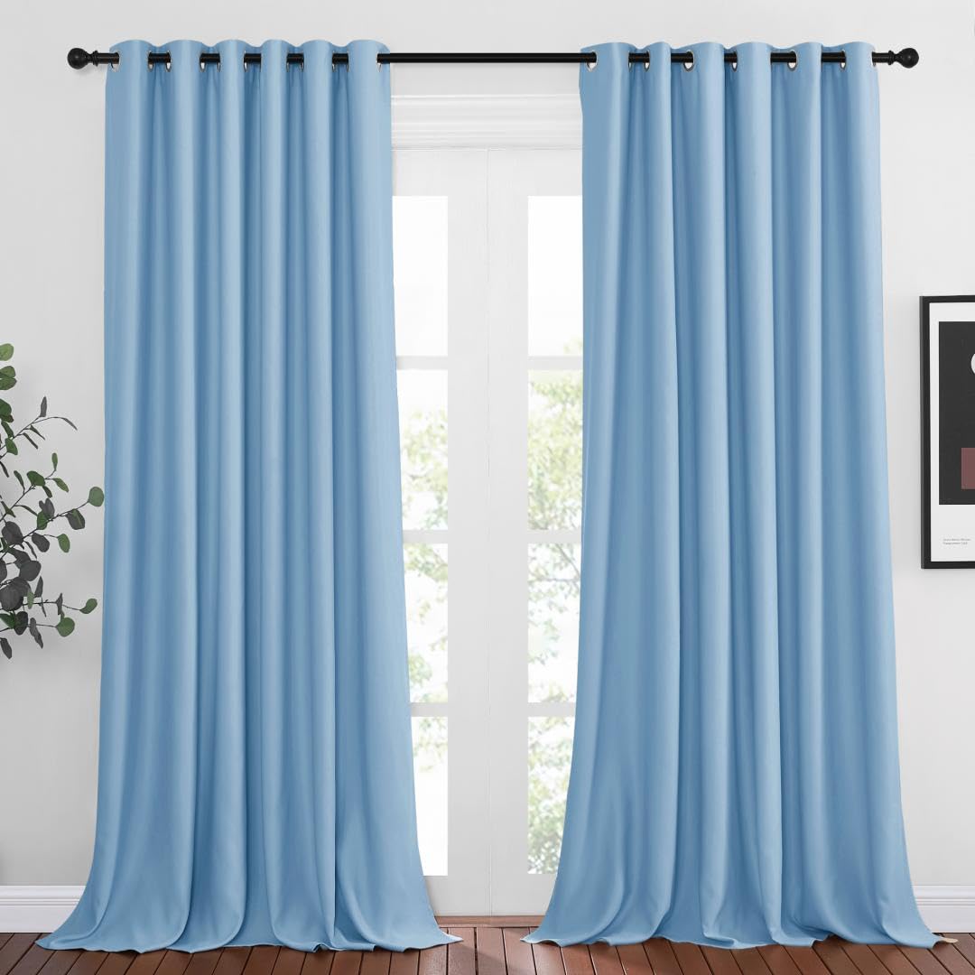 NICETOWN Grommet Blackout Room Darkening Curtains
