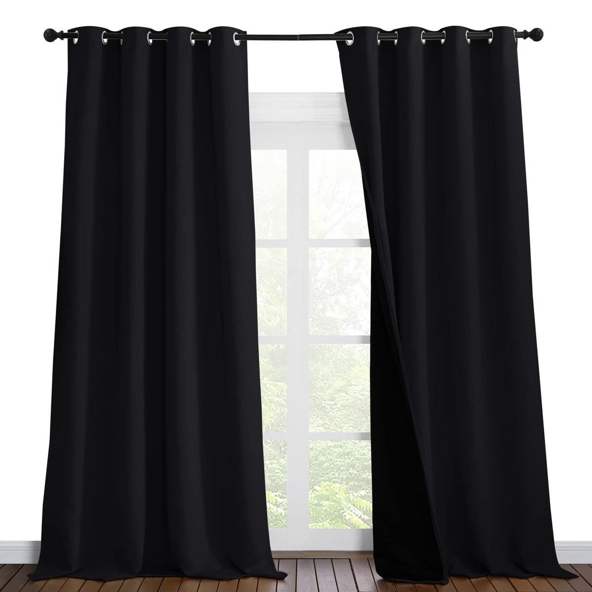 NICETOWN Full Blackout Double-Layer Curtains