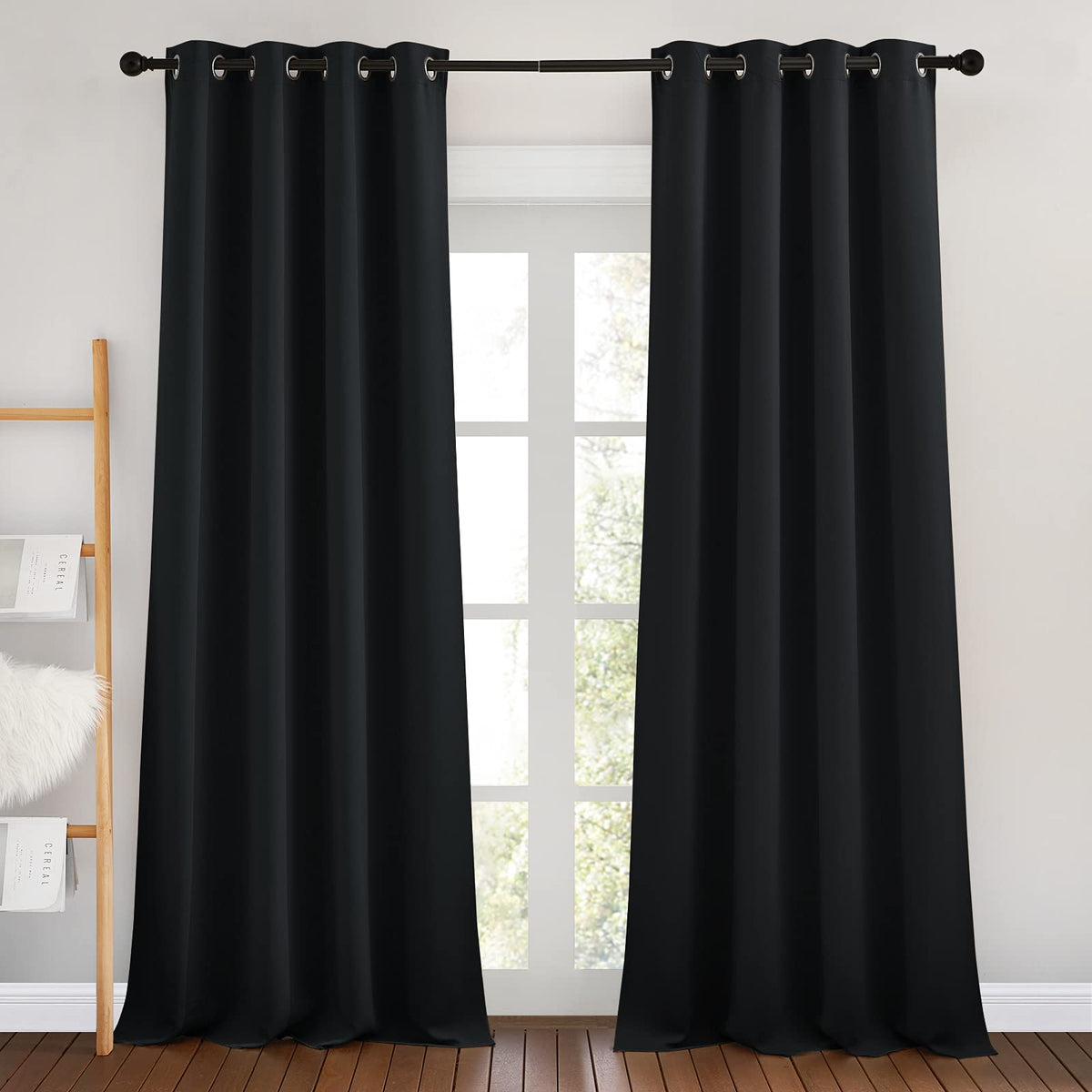 NICETOWN Grommet Blackout Room Darkening Curtains