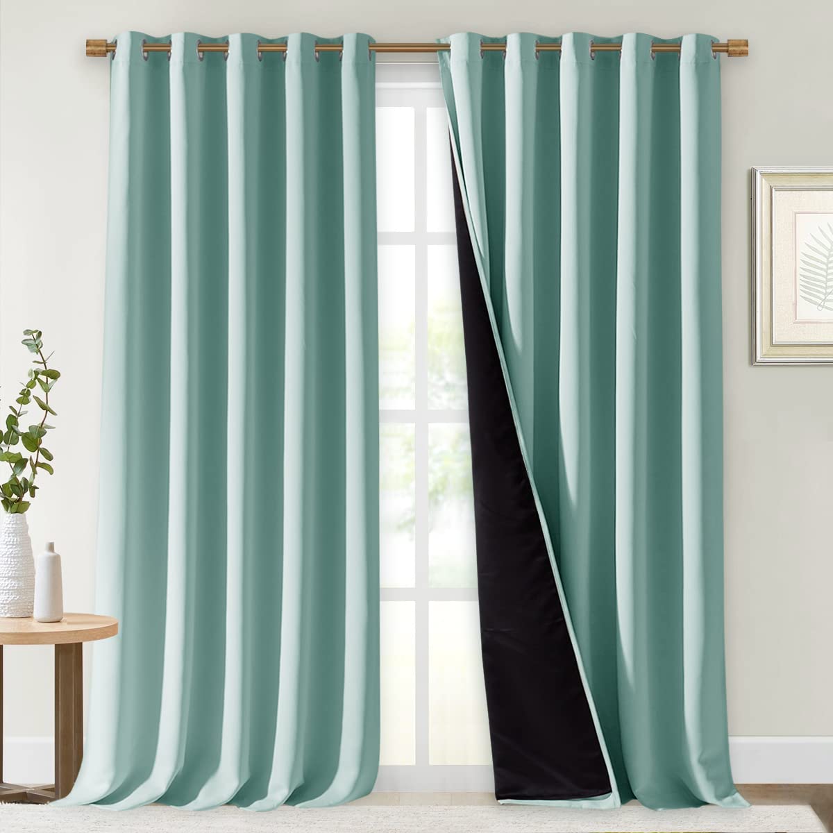 NICETOWN Full Blackout Double-Layer Curtains