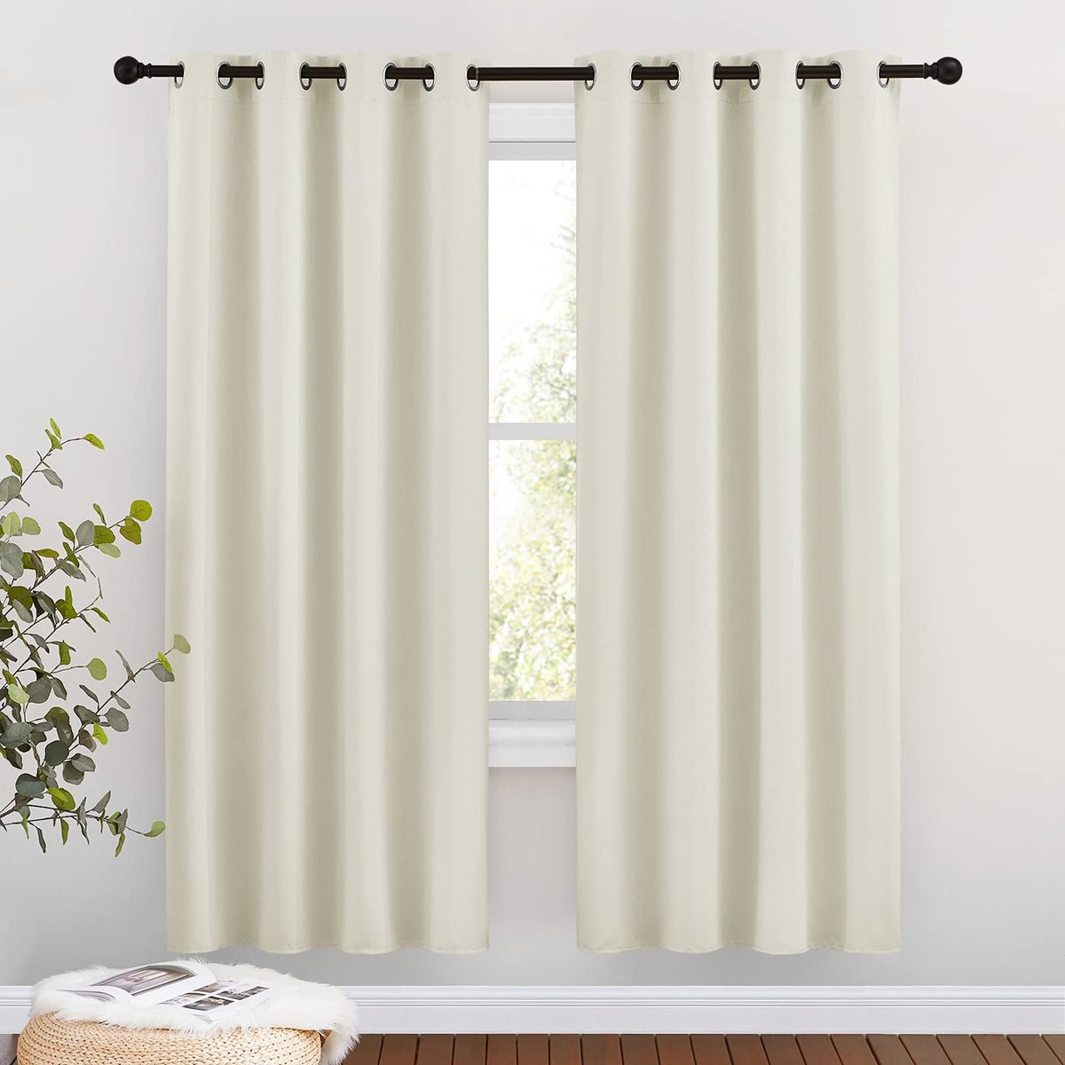 NICETOWN Grommet Blackout Room Darkening Curtains