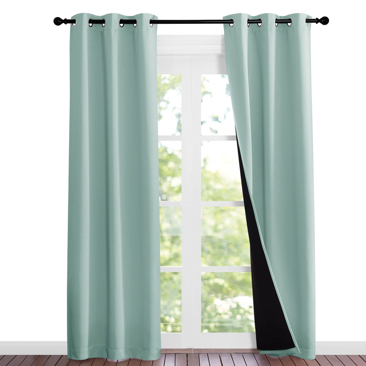 NICETOWN Full Blackout Double-Layer Curtains