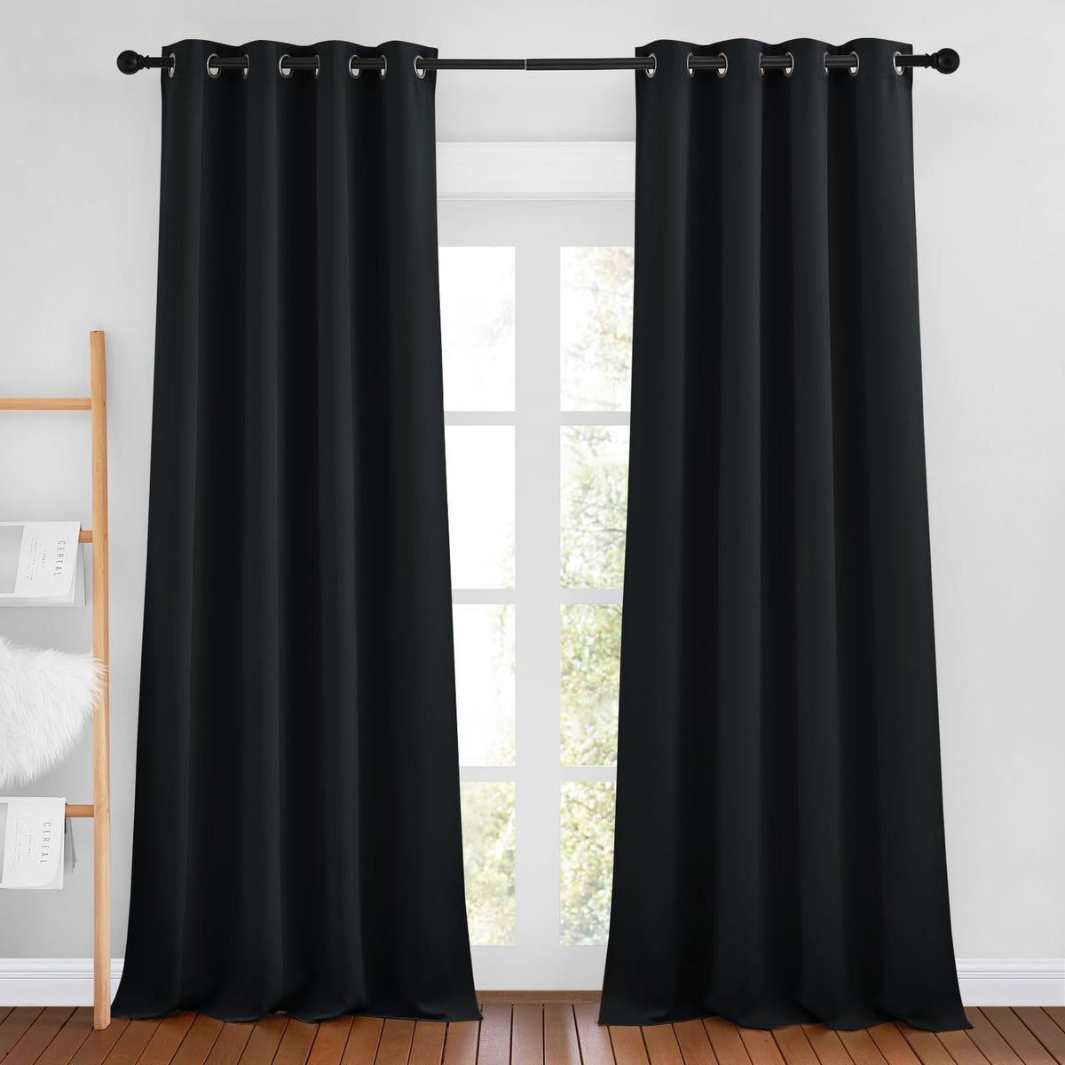 NICETOWN Grommet Blackout Room Darkening Curtains