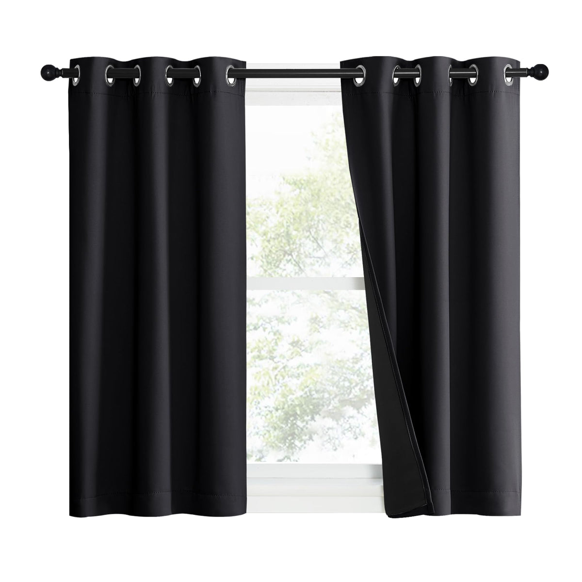NICETOWN Full Blackout Double-Layer Curtains