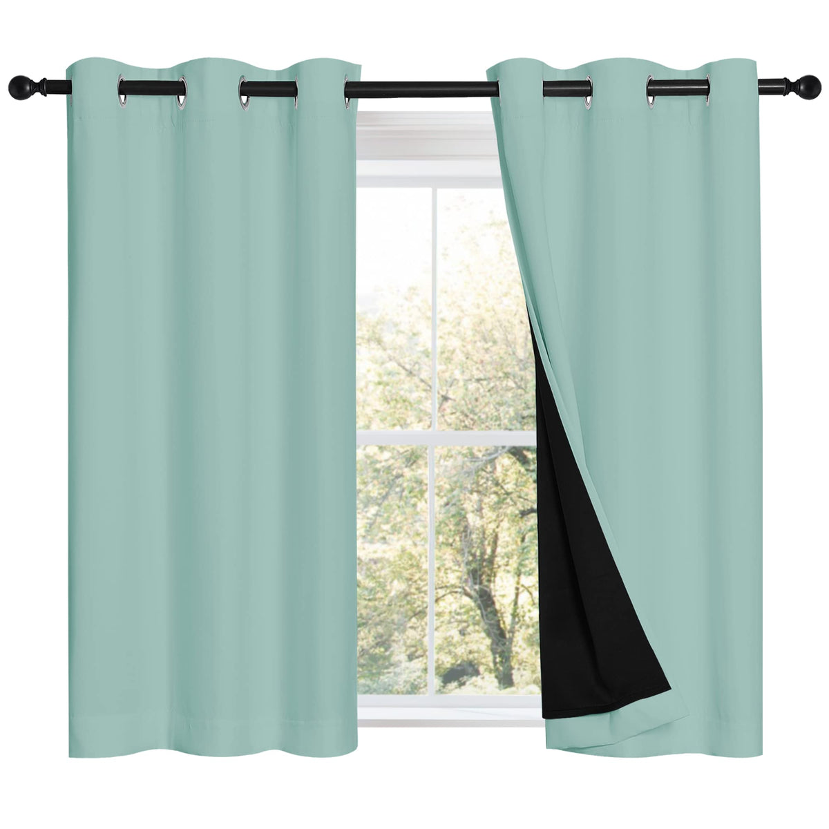 NICETOWN Full Blackout Double-Layer Curtains
