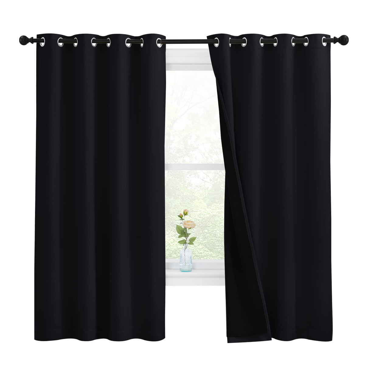 NICETOWN Full Blackout Double-Layer Curtains