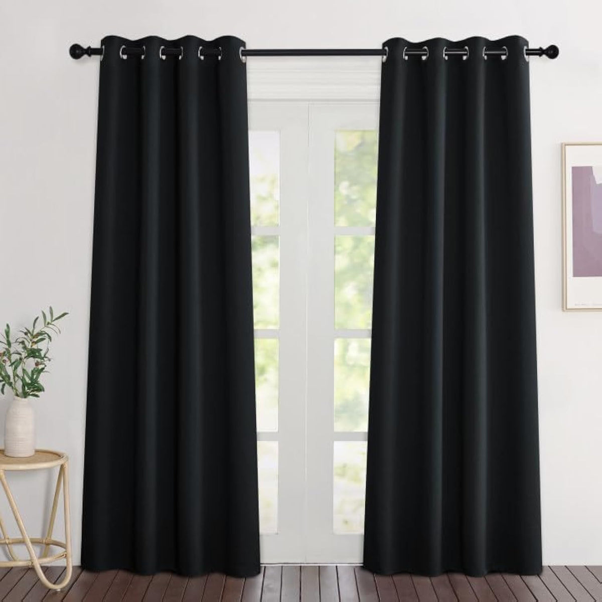 NICETOWN Grommet Blackout Room Darkening Curtains