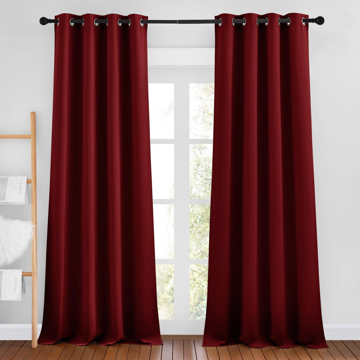 NICETOWN Grommet Blackout Room Darkening Curtains