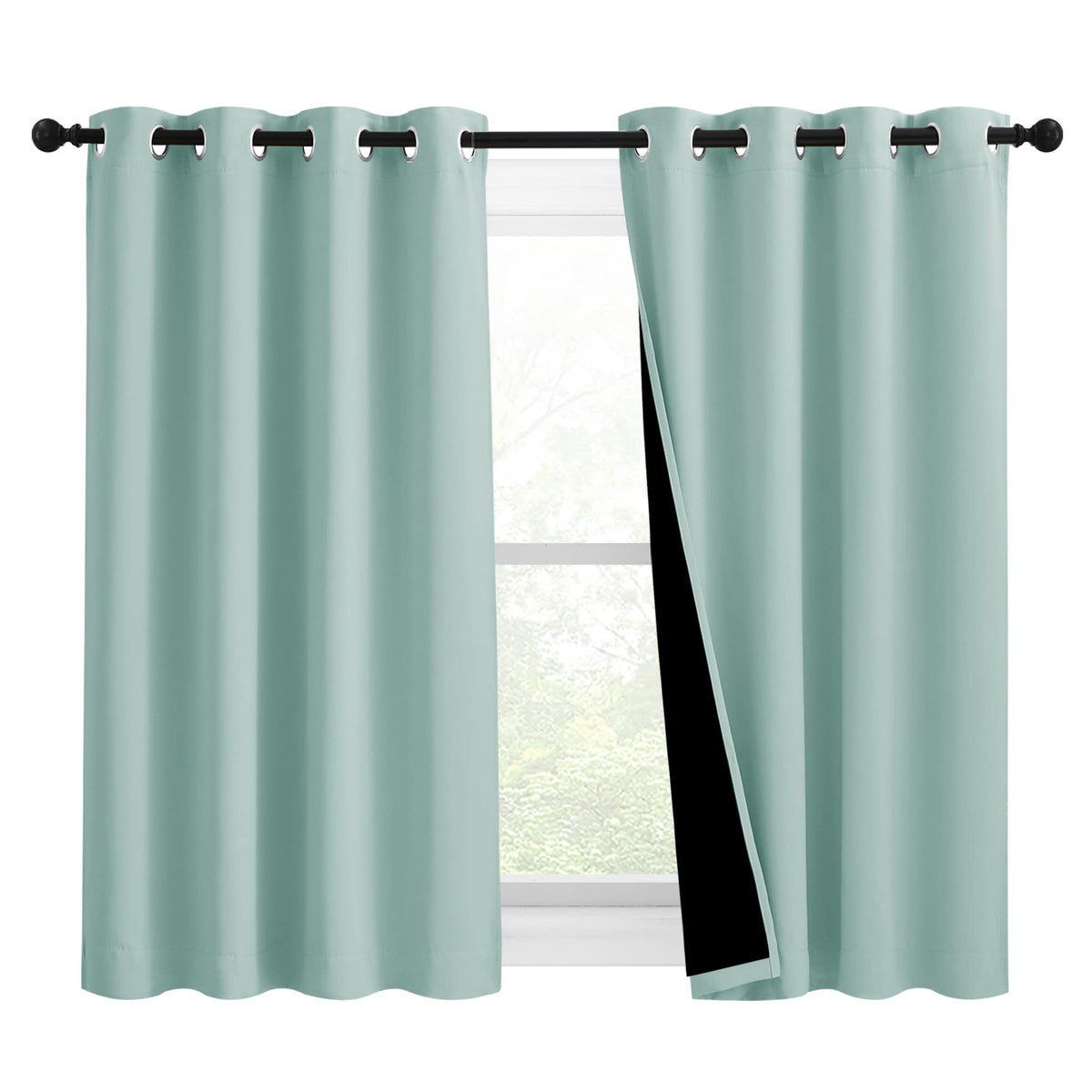 NICETOWN Full Blackout Double-Layer Curtains