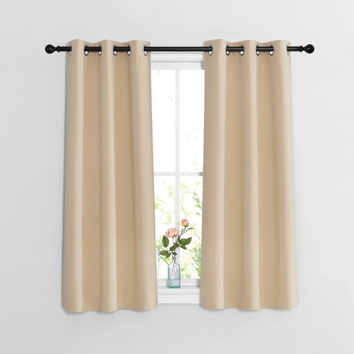 NICETOWN Grommet Blackout Room Darkening Curtains