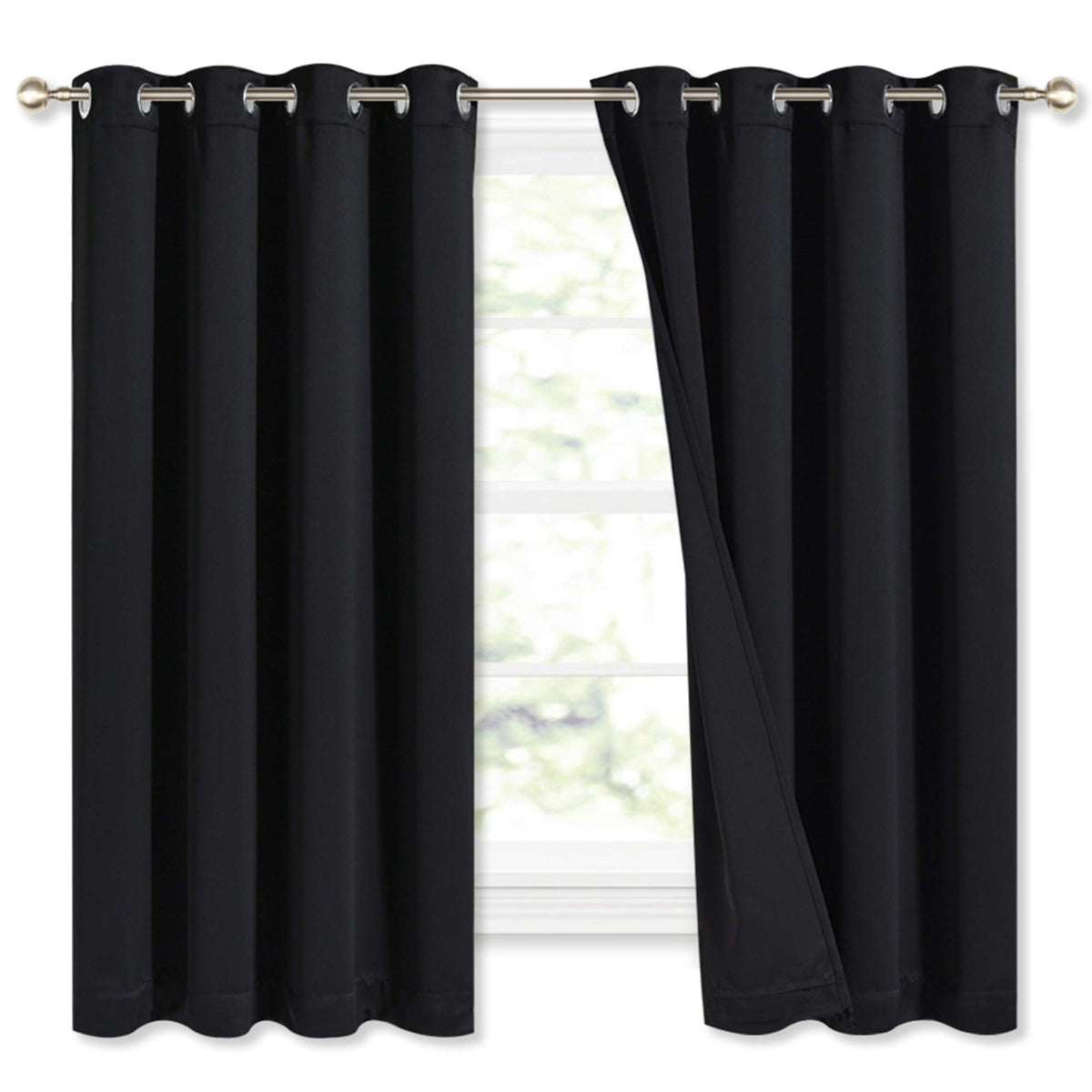 NICETOWN Full Blackout Double-Layer Curtains
