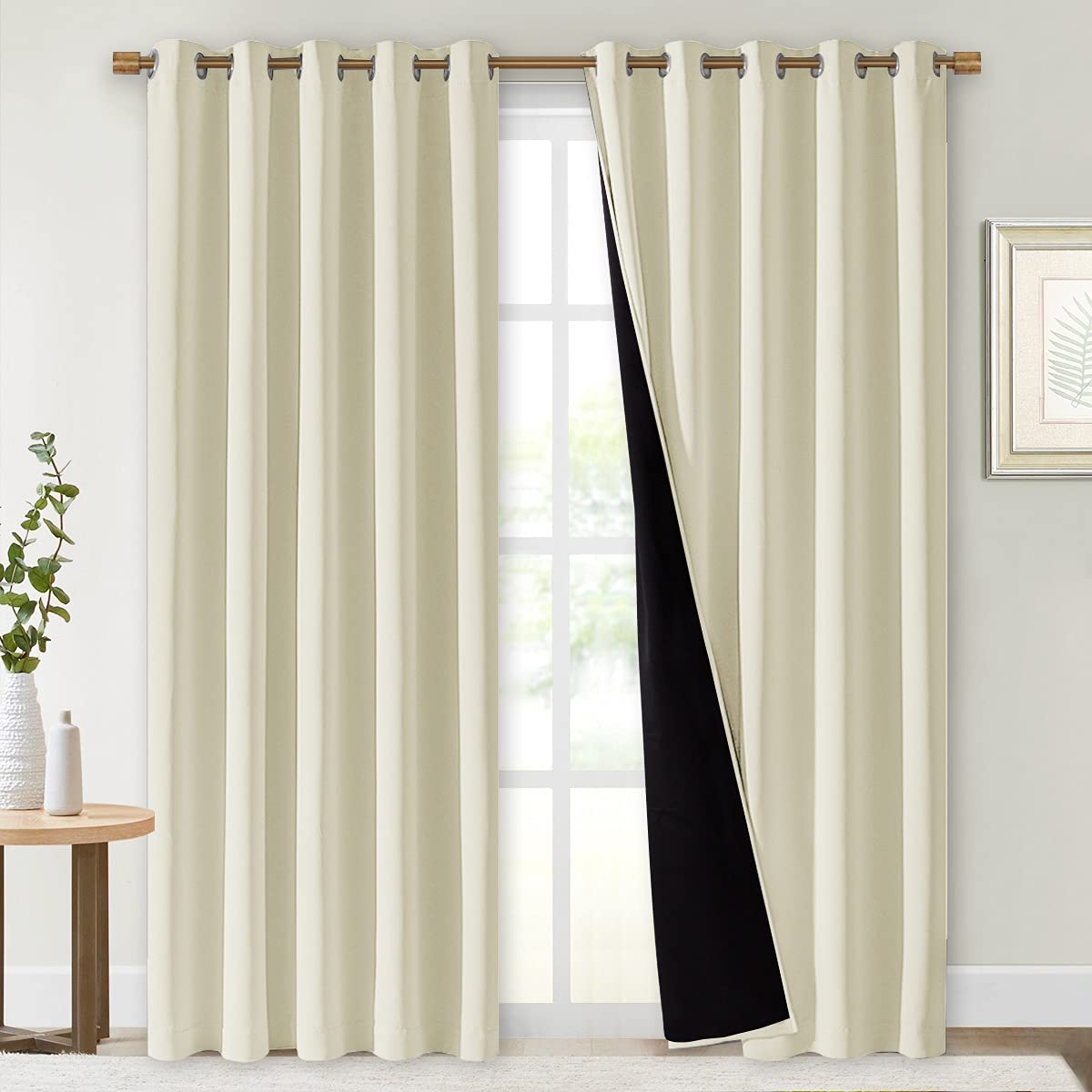 NICETOWN Full Blackout Double-Layer Curtains
