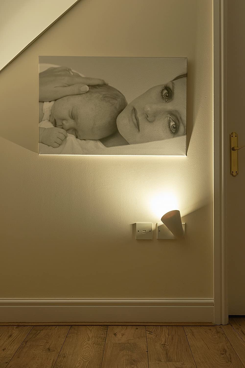 AURAGLOW Plug in Uplighter GU10 Wall Wash Light for Outlet, No Bulb