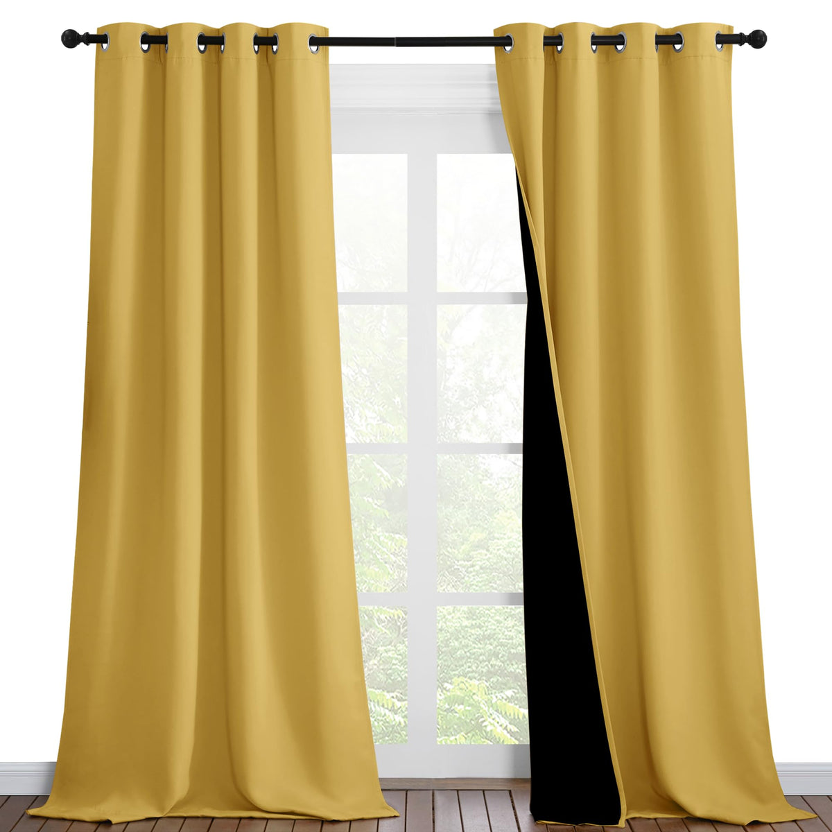 NICETOWN Full Blackout Double-Layer Curtains