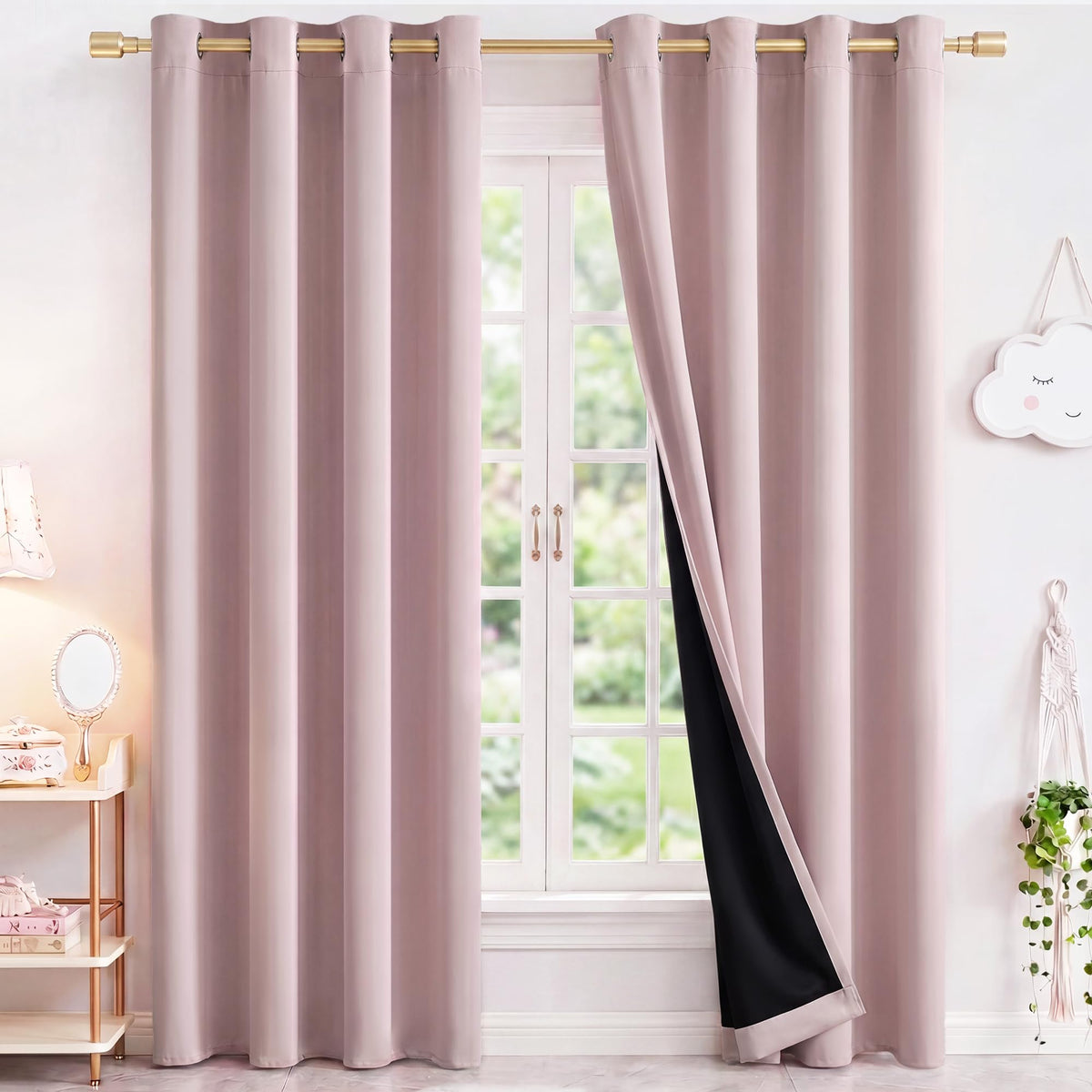 NICETOWN Full Blackout Double-Layer Curtains