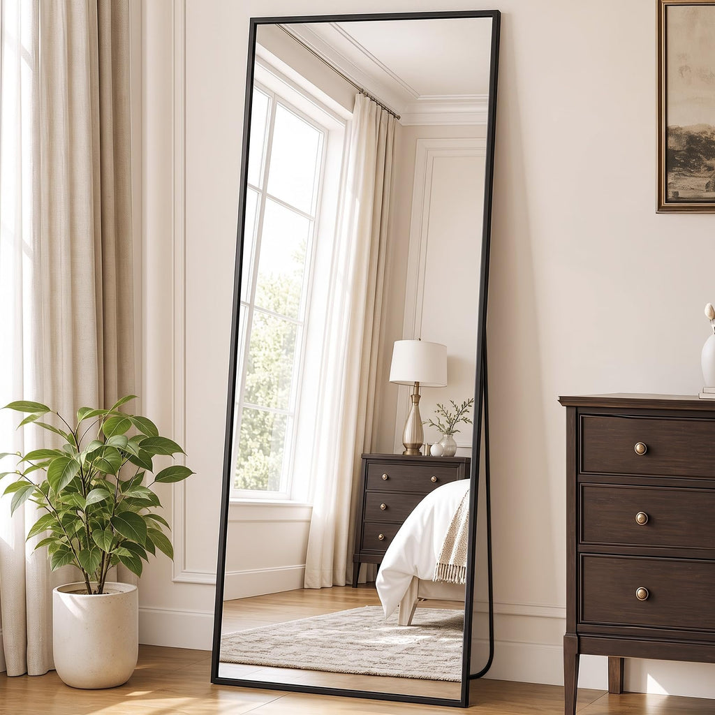 DUMOS Mirror Full Length Floor, Full Body Standing Mirror