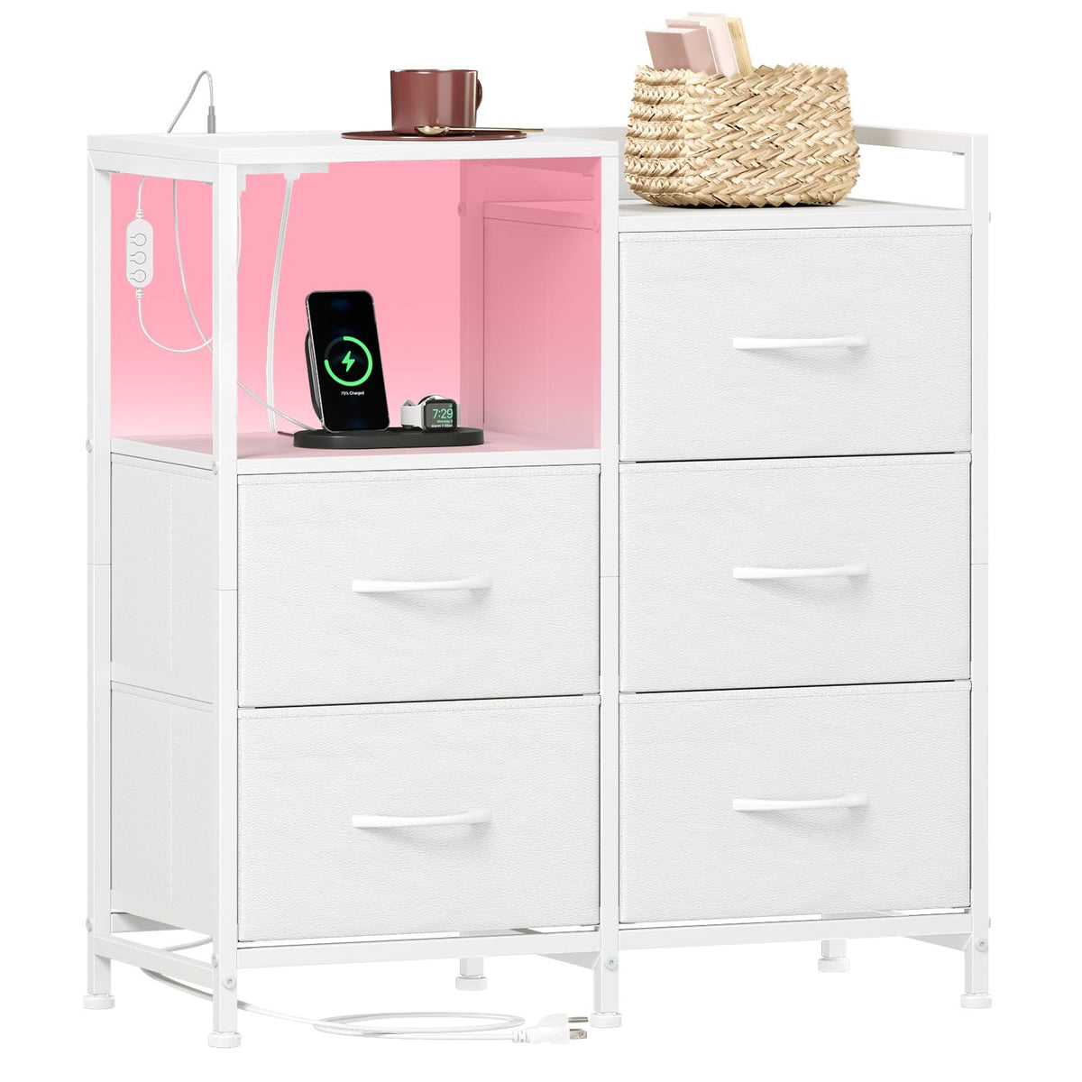 Somdot Dresser with Charging Station