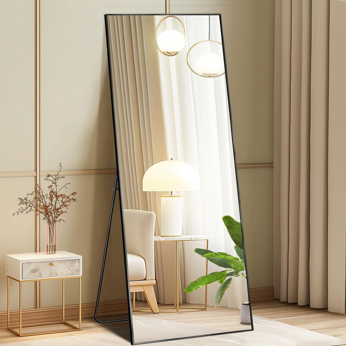 DUMOS Mirror Full Length Floor, Full Body Standing Mirror