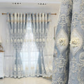 YAJUYunLin French-Style Layered Embroidered Curtains