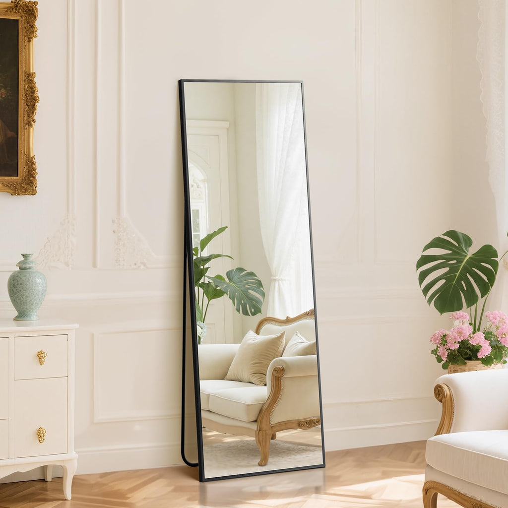 DUMOS Mirror Full Length Floor, Full Body Standing Mirror