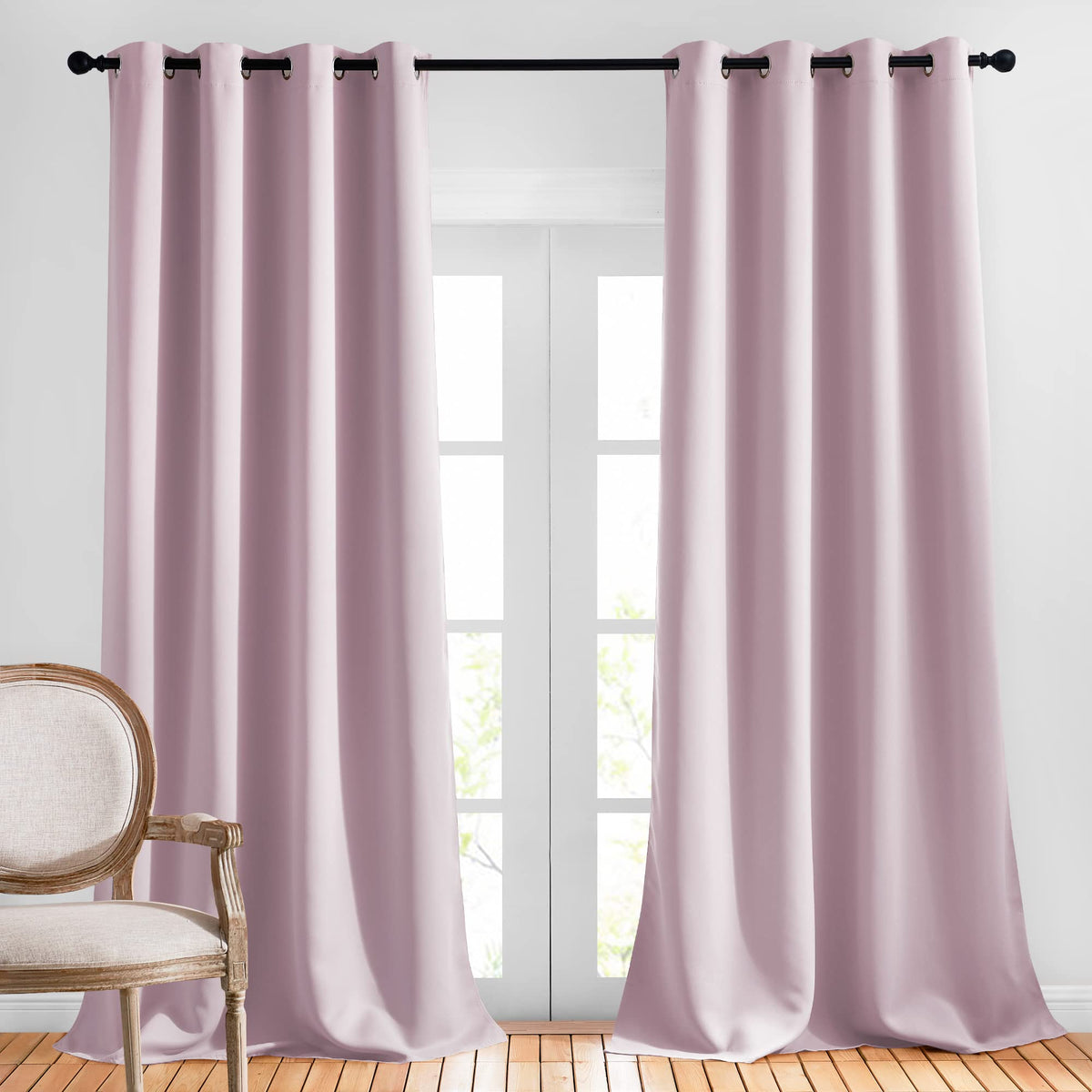 NICETOWN Grommet Blackout Room Darkening Curtains