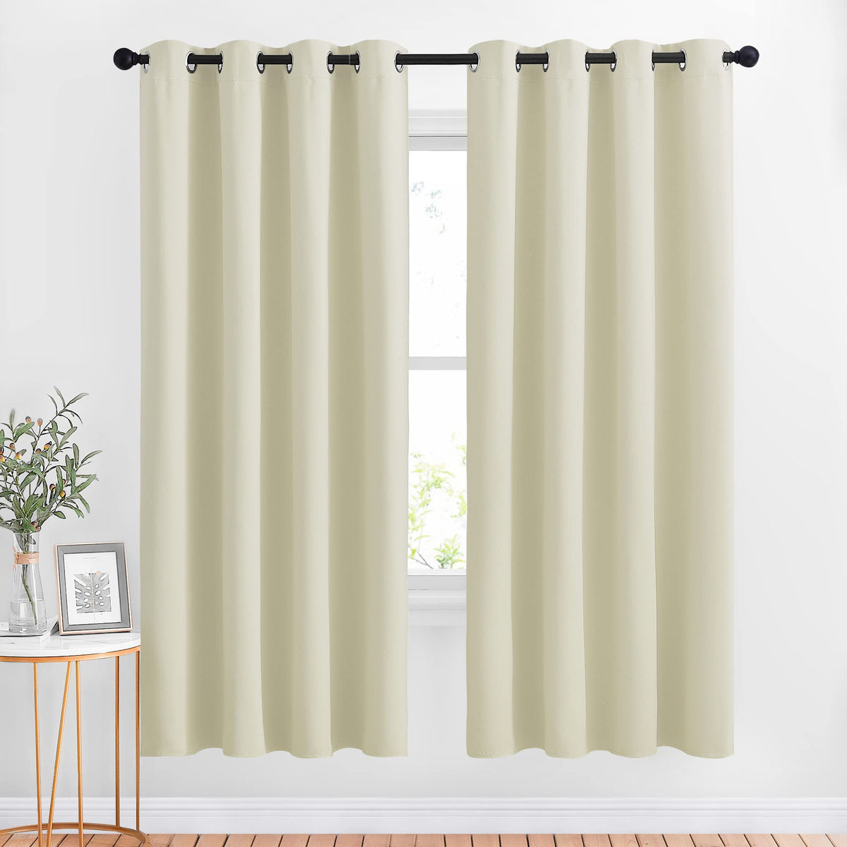 NICETOWN Grommet Blackout Room Darkening Curtains