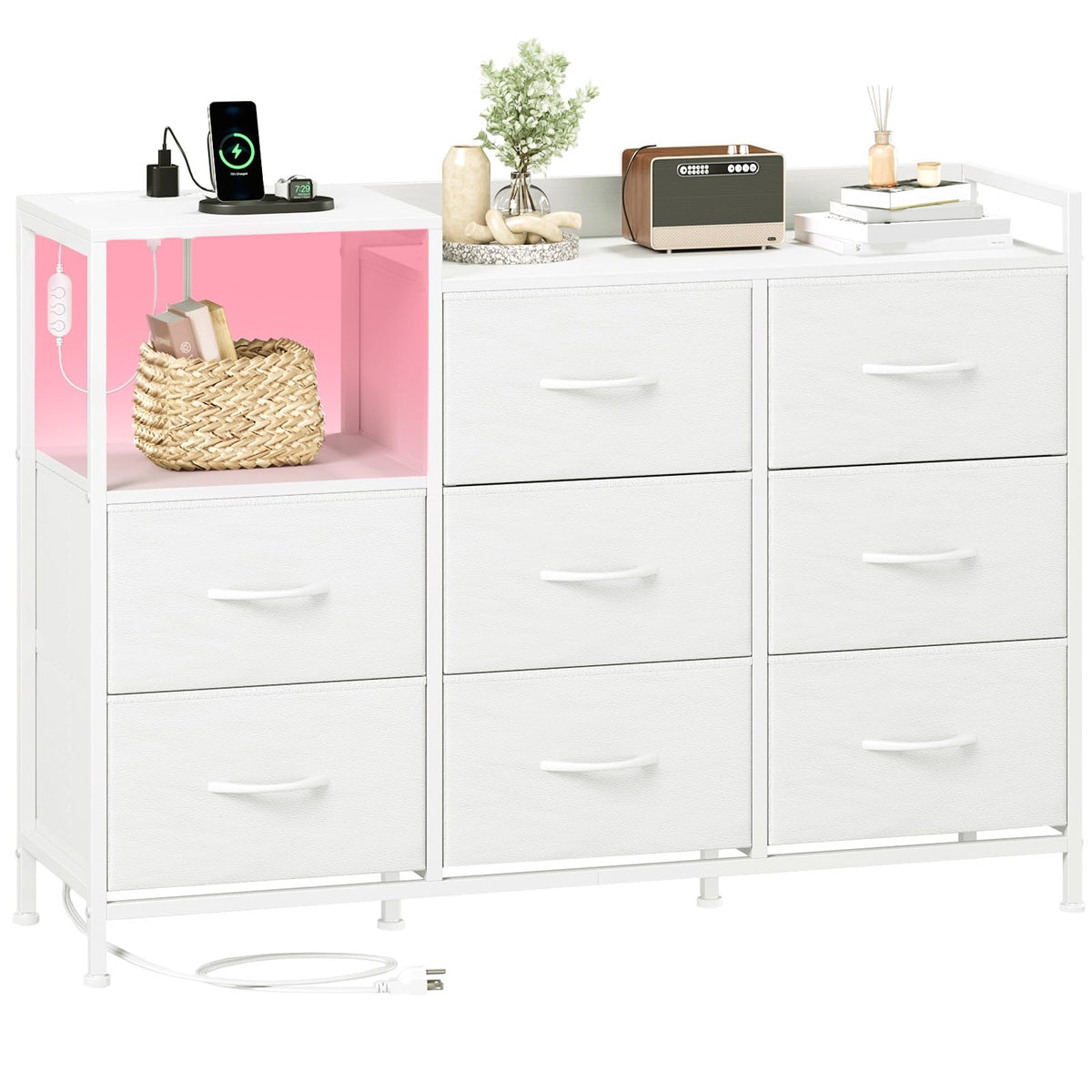 Somdot Dresser with Charging Station