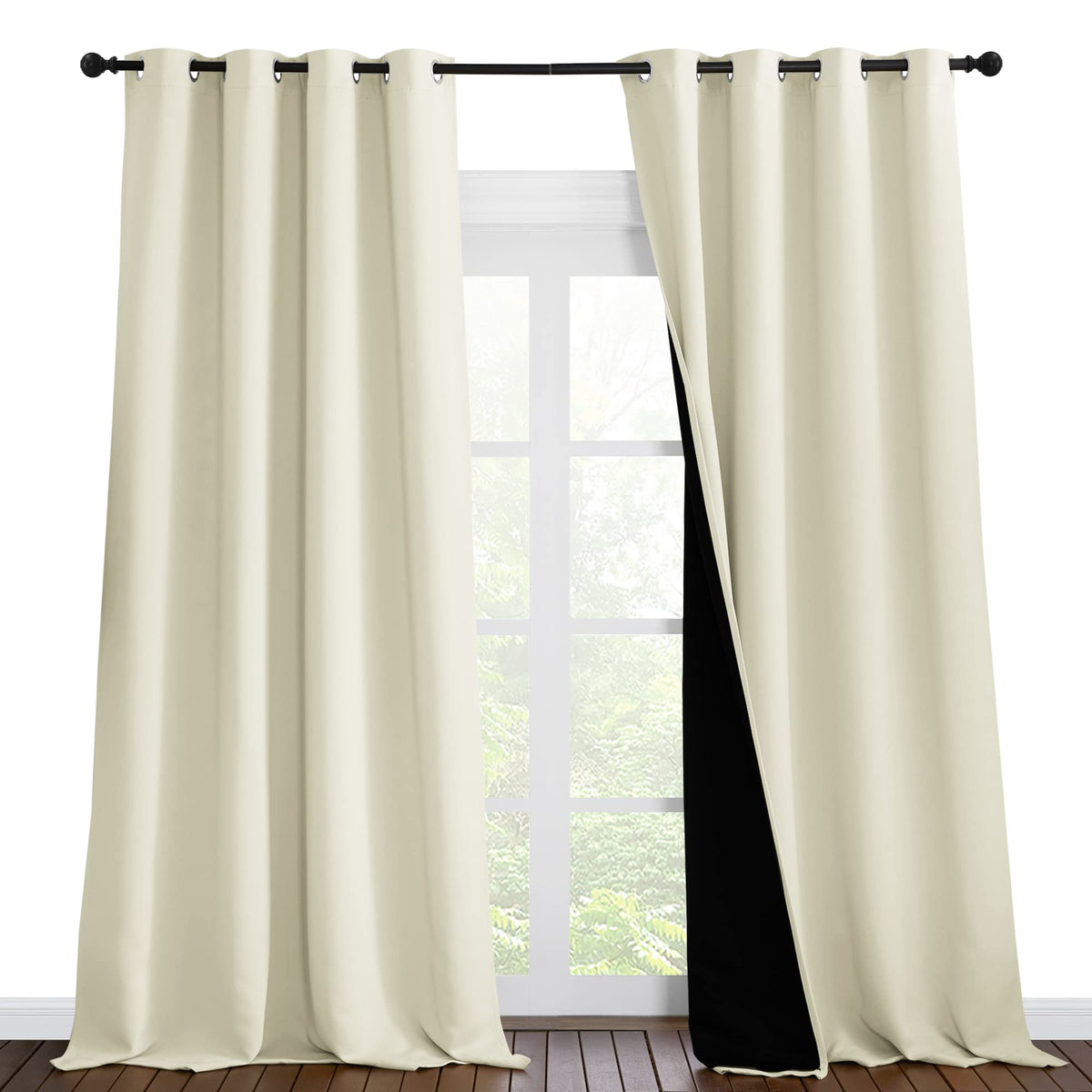NICETOWN Full Blackout Double-Layer Curtains