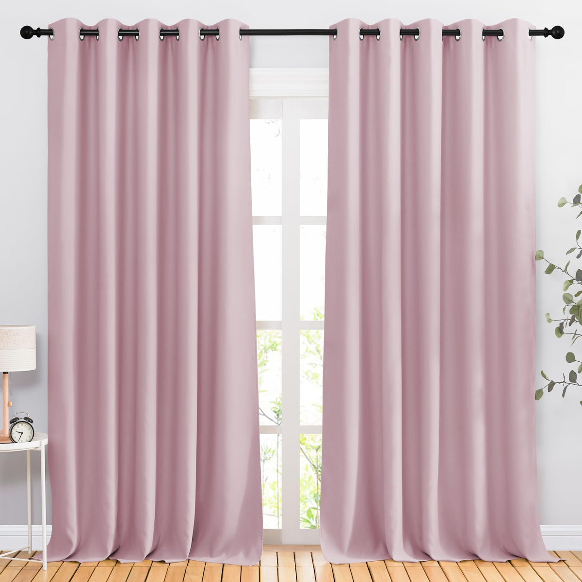 NICETOWN Grommet Blackout Room Darkening Curtains