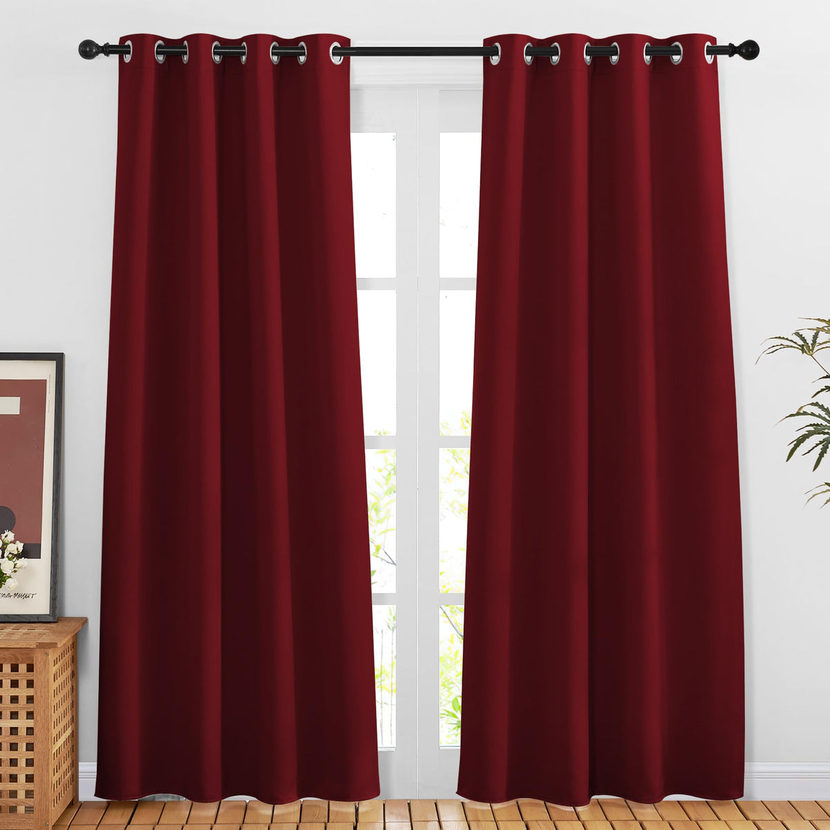 NICETOWN Grommet Blackout Room Darkening Curtains