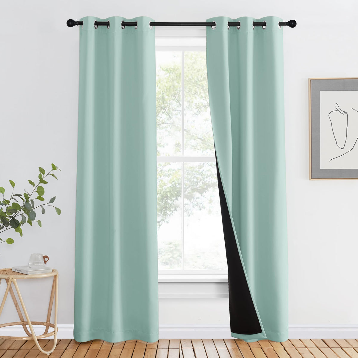 NICETOWN Full Blackout Double-Layer Curtains