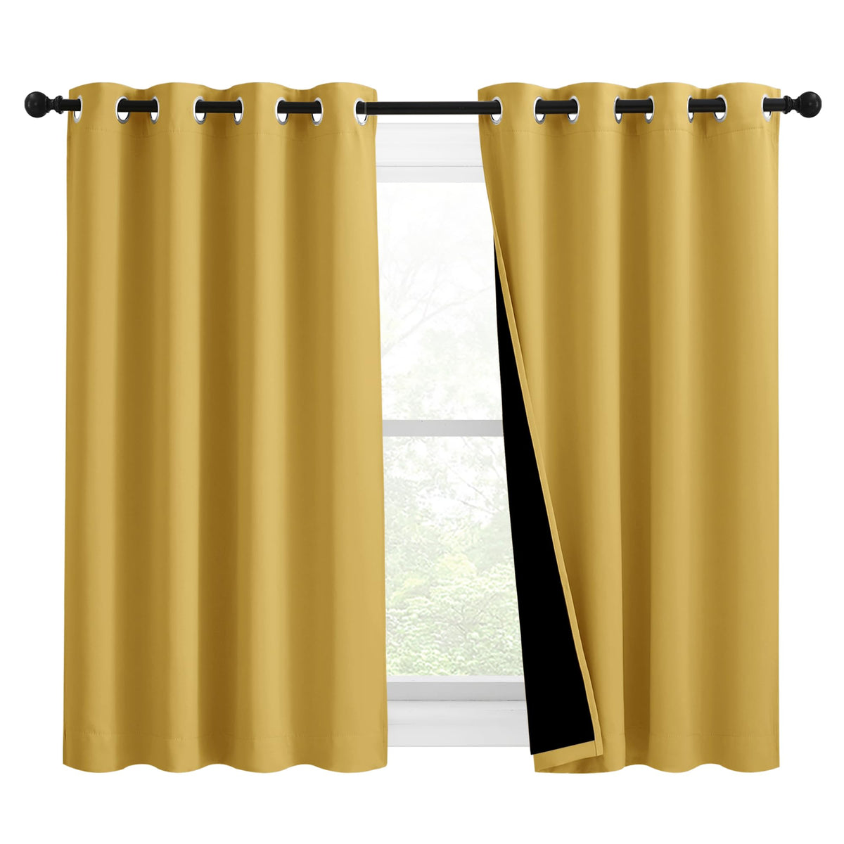 NICETOWN Full Blackout Double-Layer Curtains