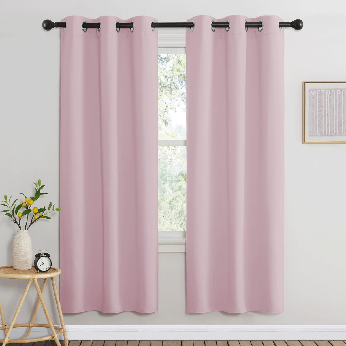 NICETOWN Grommet Blackout Room Darkening Curtains