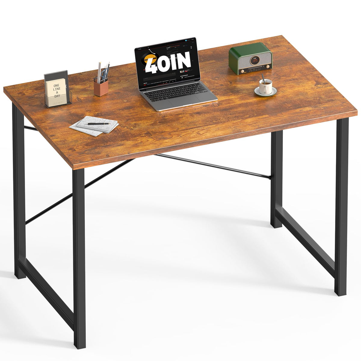 DUMOS Small Computer Desk, Gaming Desks for Home Office Bedroom