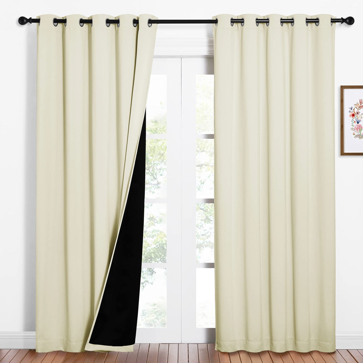 NICETOWN Full Blackout Double-Layer Curtains