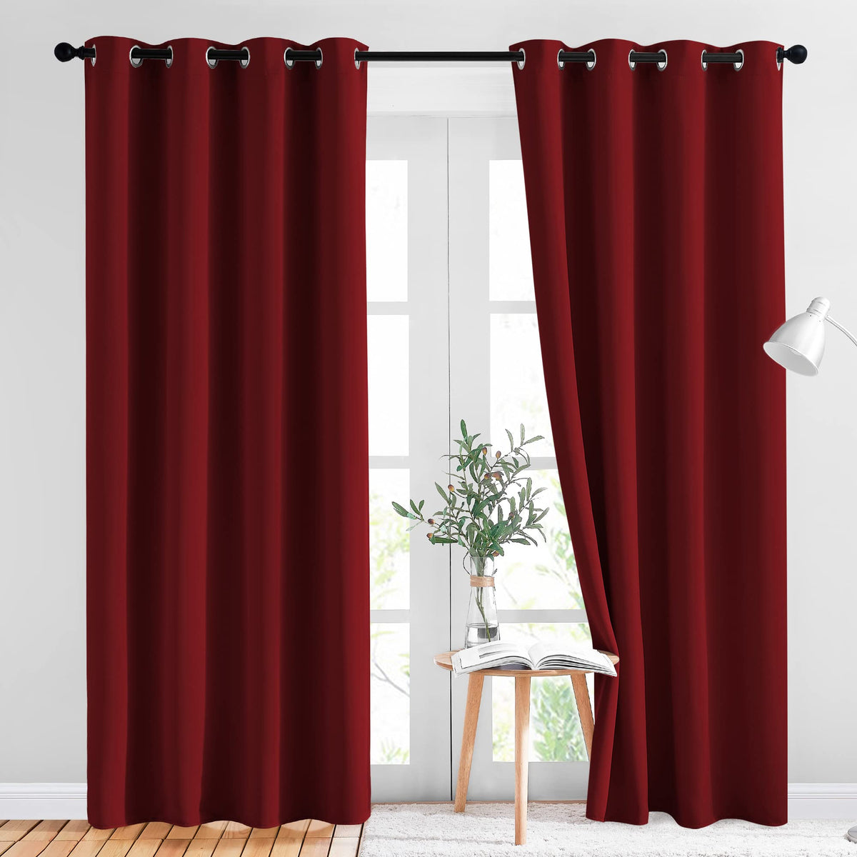NICETOWN Grommet Blackout Room Darkening Curtains