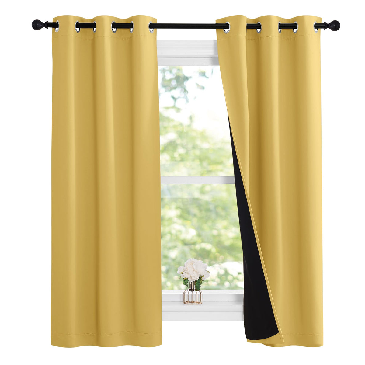 NICETOWN Full Blackout Double-Layer Curtains