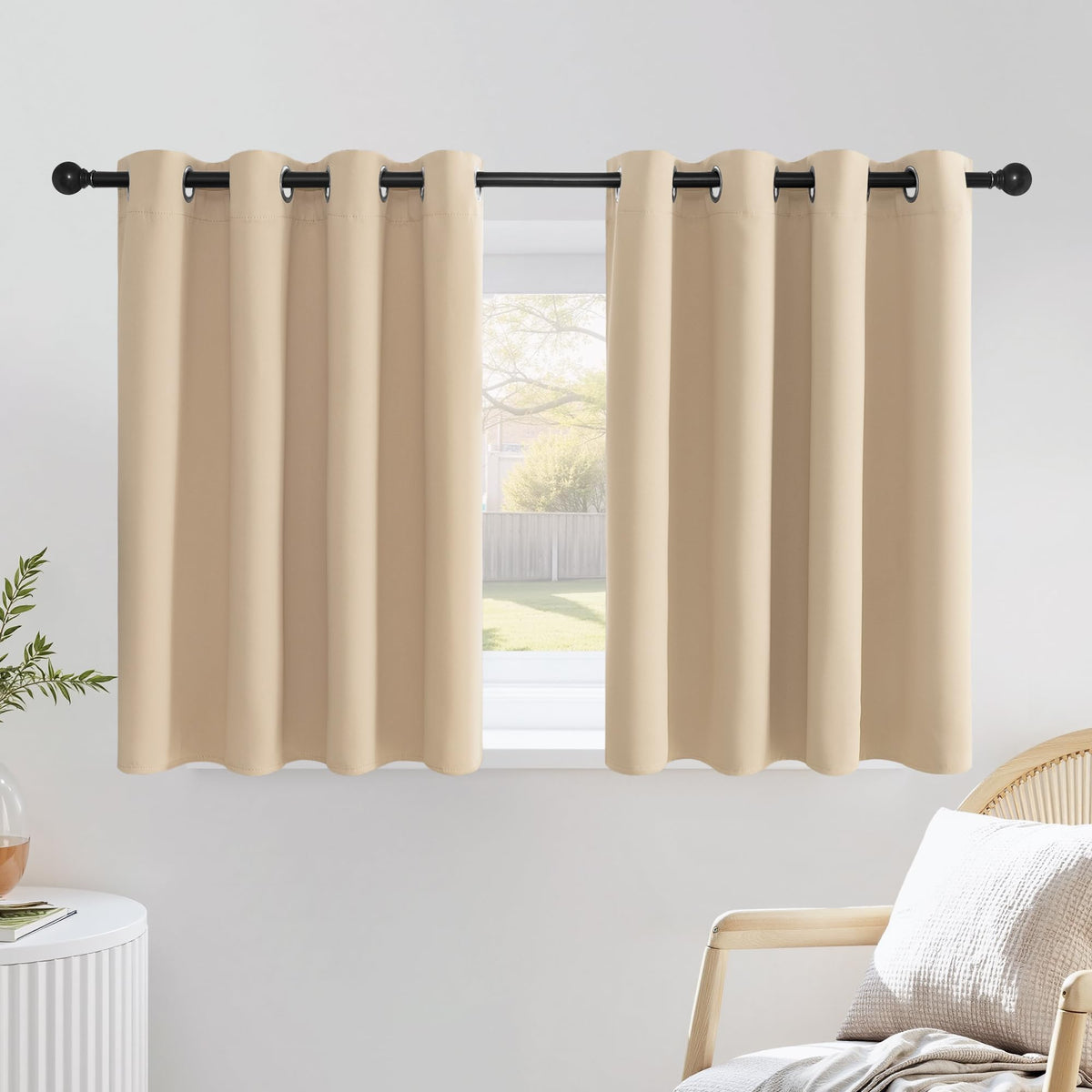 NICETOWN Grommet Blackout Room Darkening Curtains