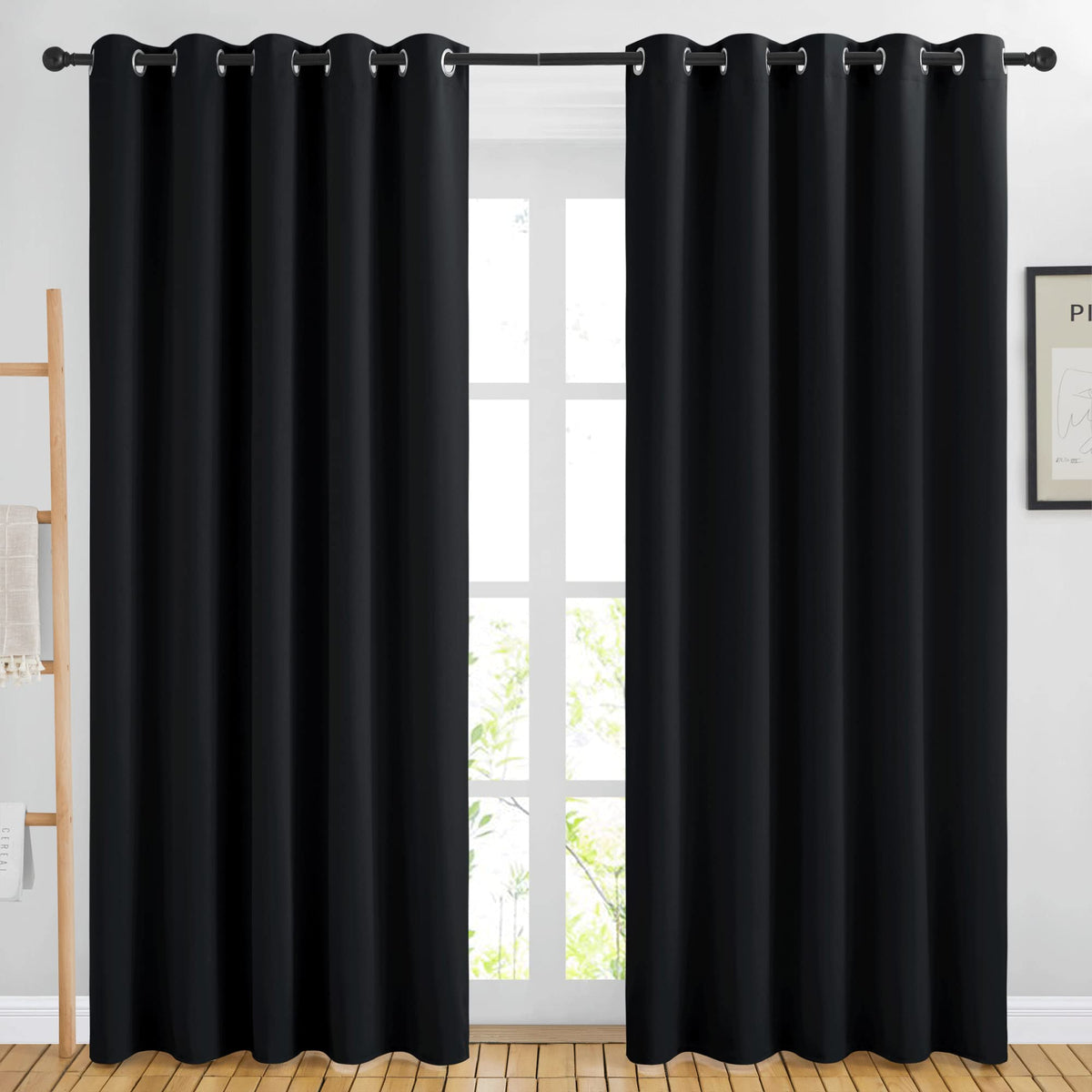 NICETOWN Grommet Blackout Room Darkening Curtains