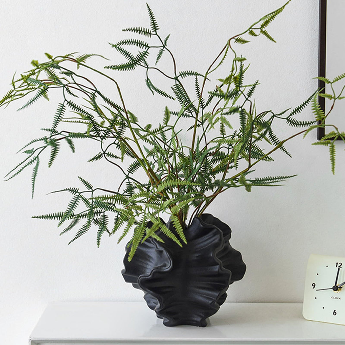 XYQXYQ Modern Art Ceramic Coral Flower Vase Home and Office Decoration Sculpture Work Bohemian Decoration Coffee Table Office Bookshelf Living Room Decoration