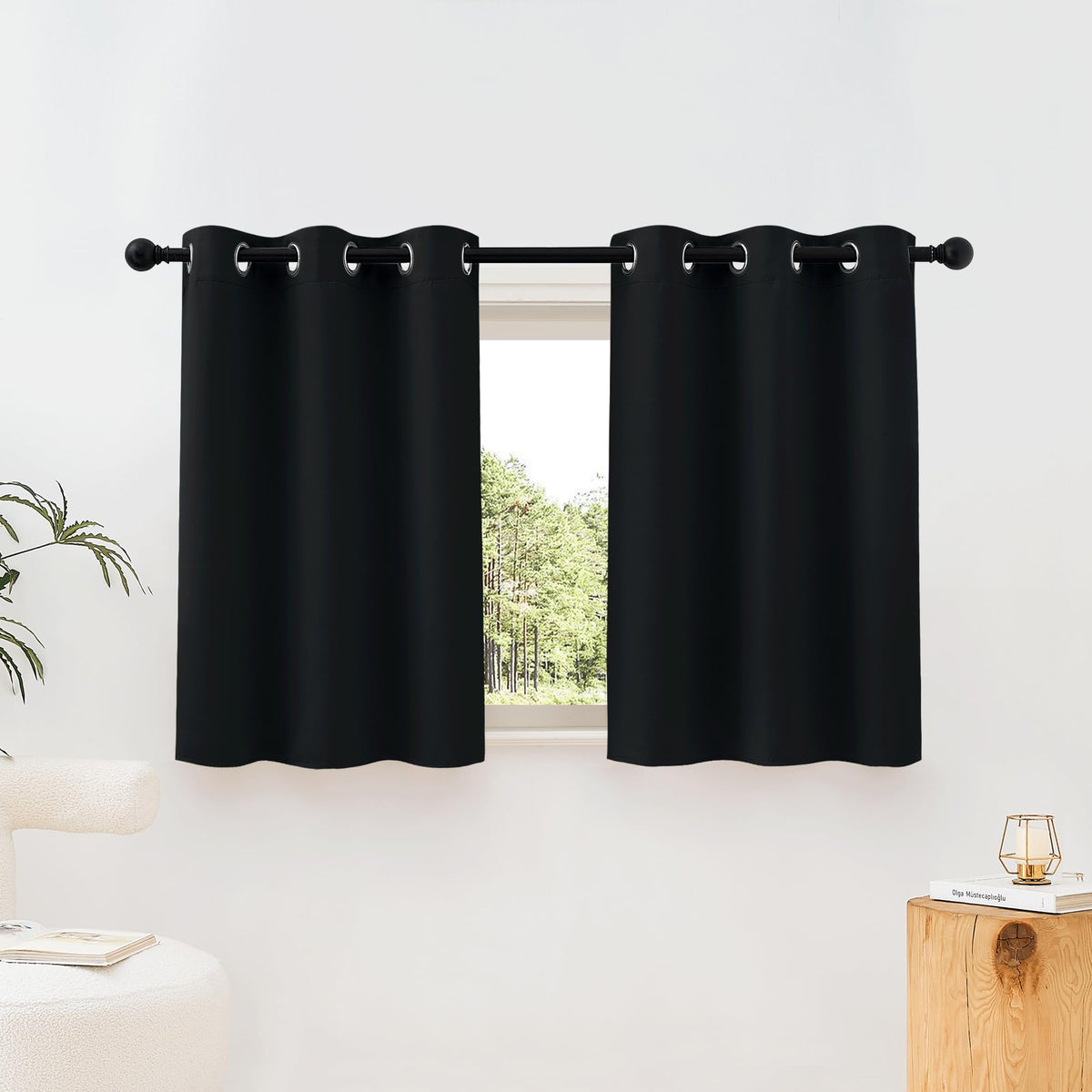 NICETOWN Grommet Blackout Room Darkening Curtains