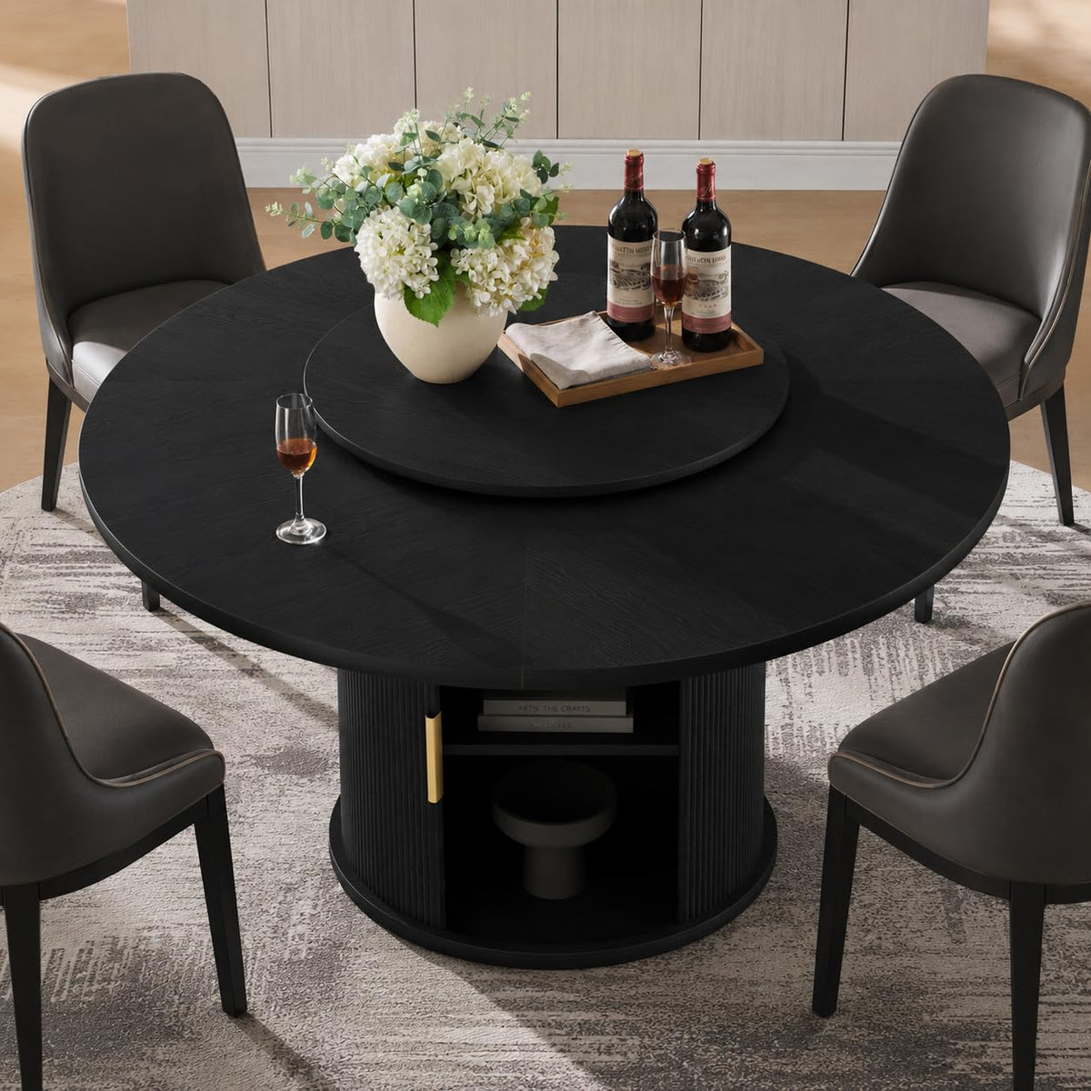 Andehomy Round Dining Table-W1162