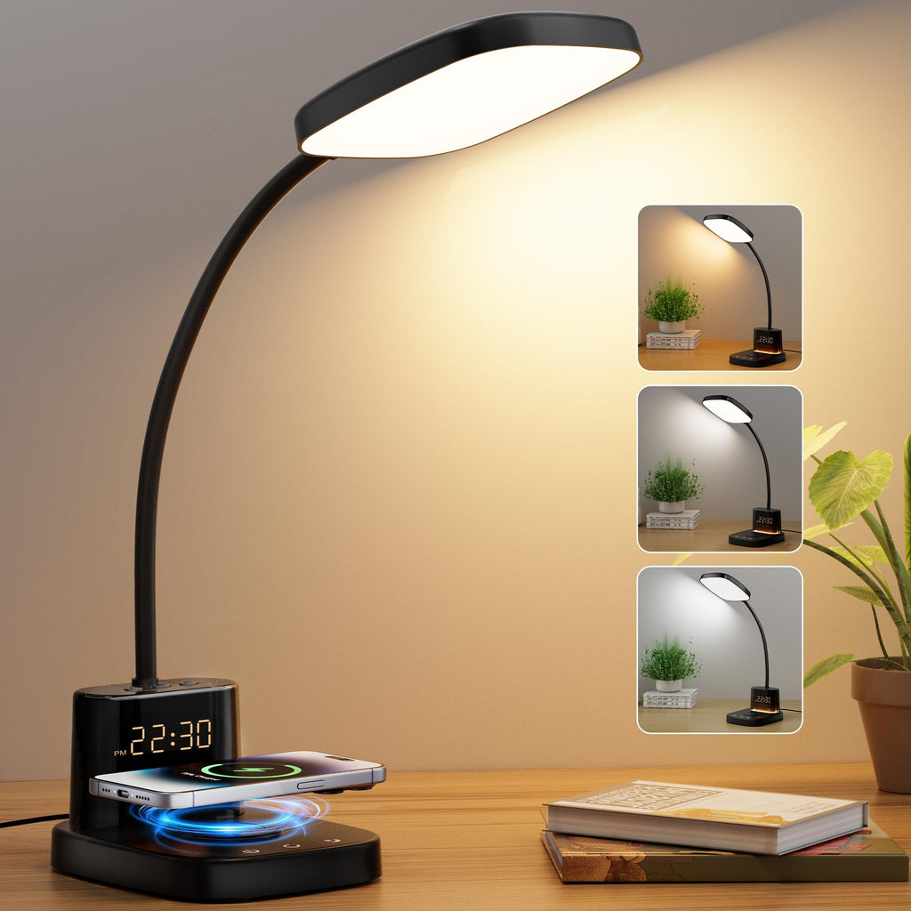 Sailstar Desk Lamp with Wireless Charger & 3 Color Modes