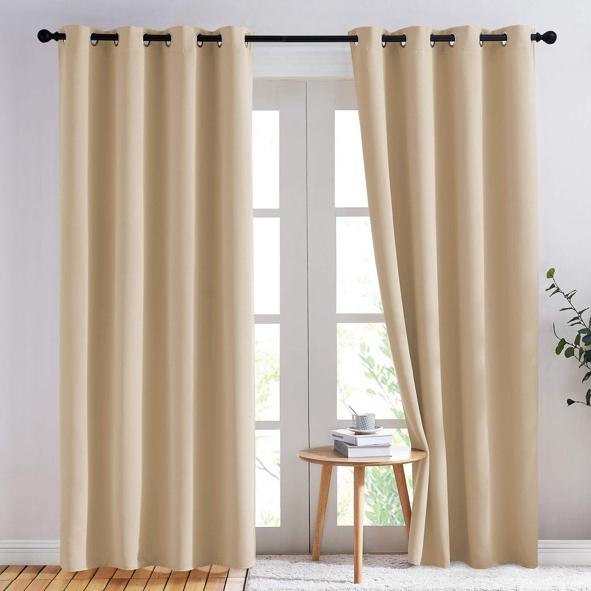 NICETOWN Grommet Blackout Room Darkening Curtains