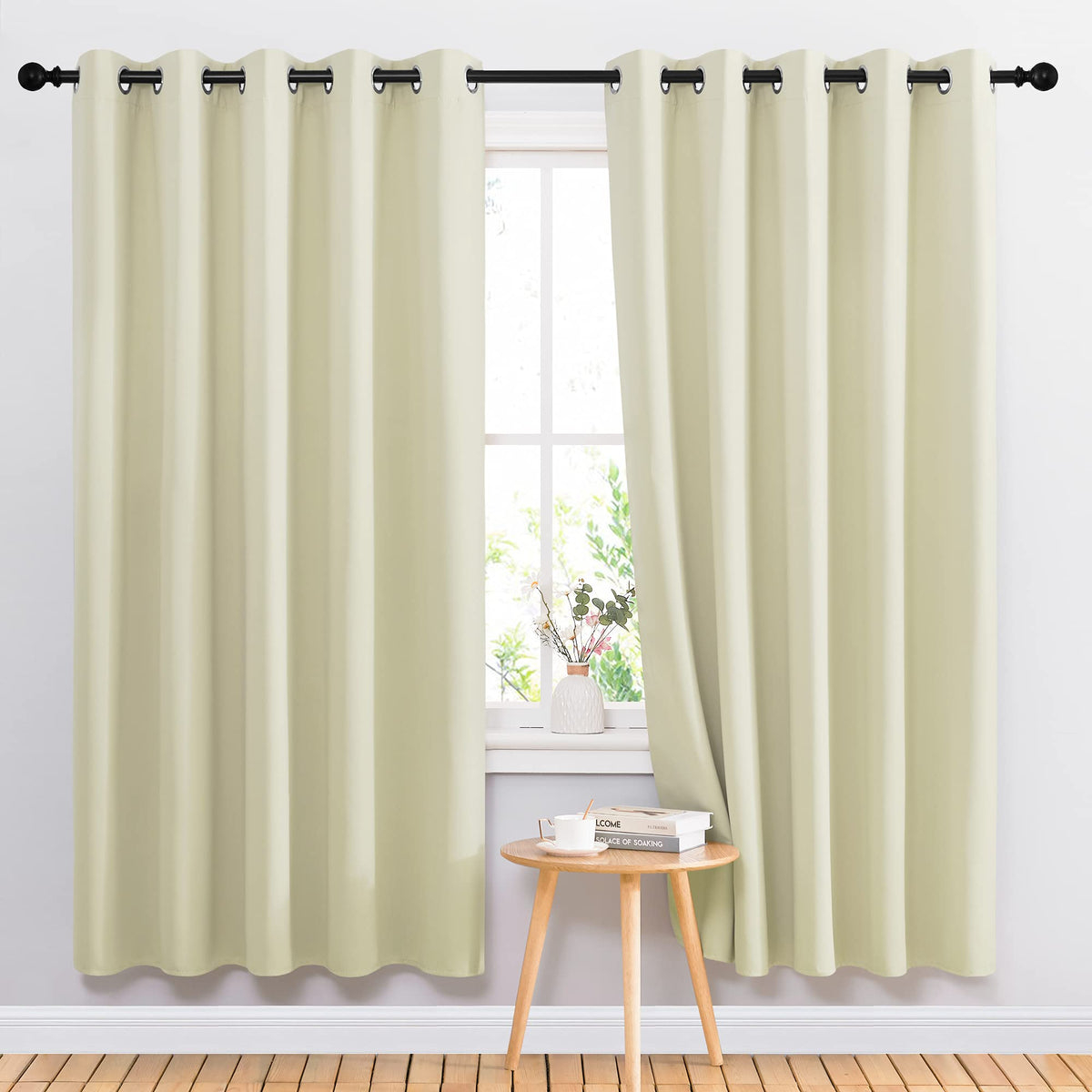 NICETOWN Grommet Blackout Room Darkening Curtains