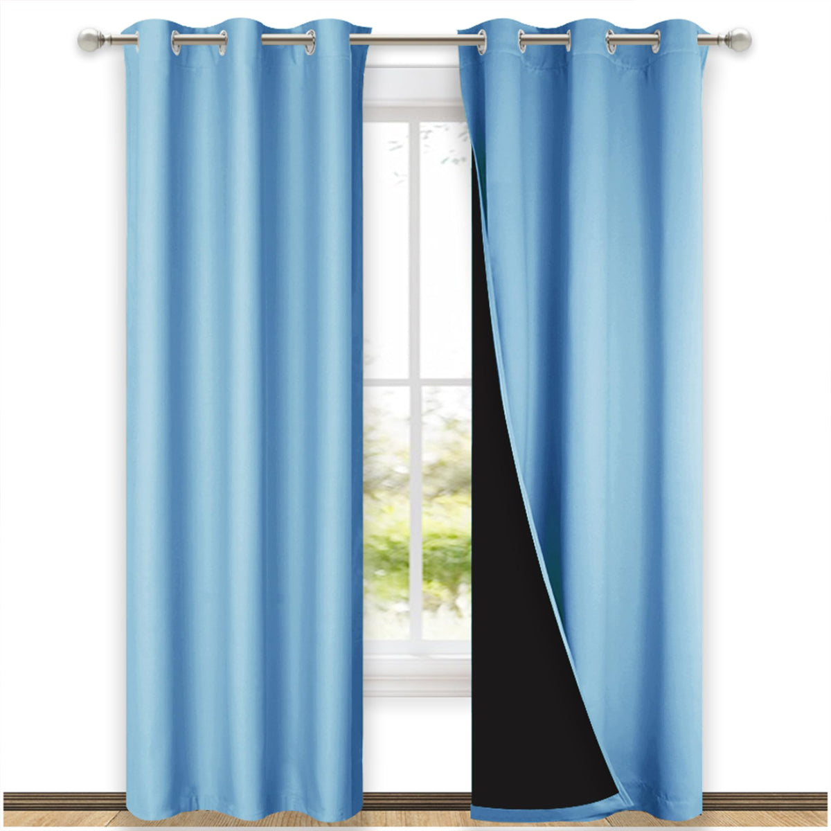 NICETOWN Full Blackout Double-Layer Curtains