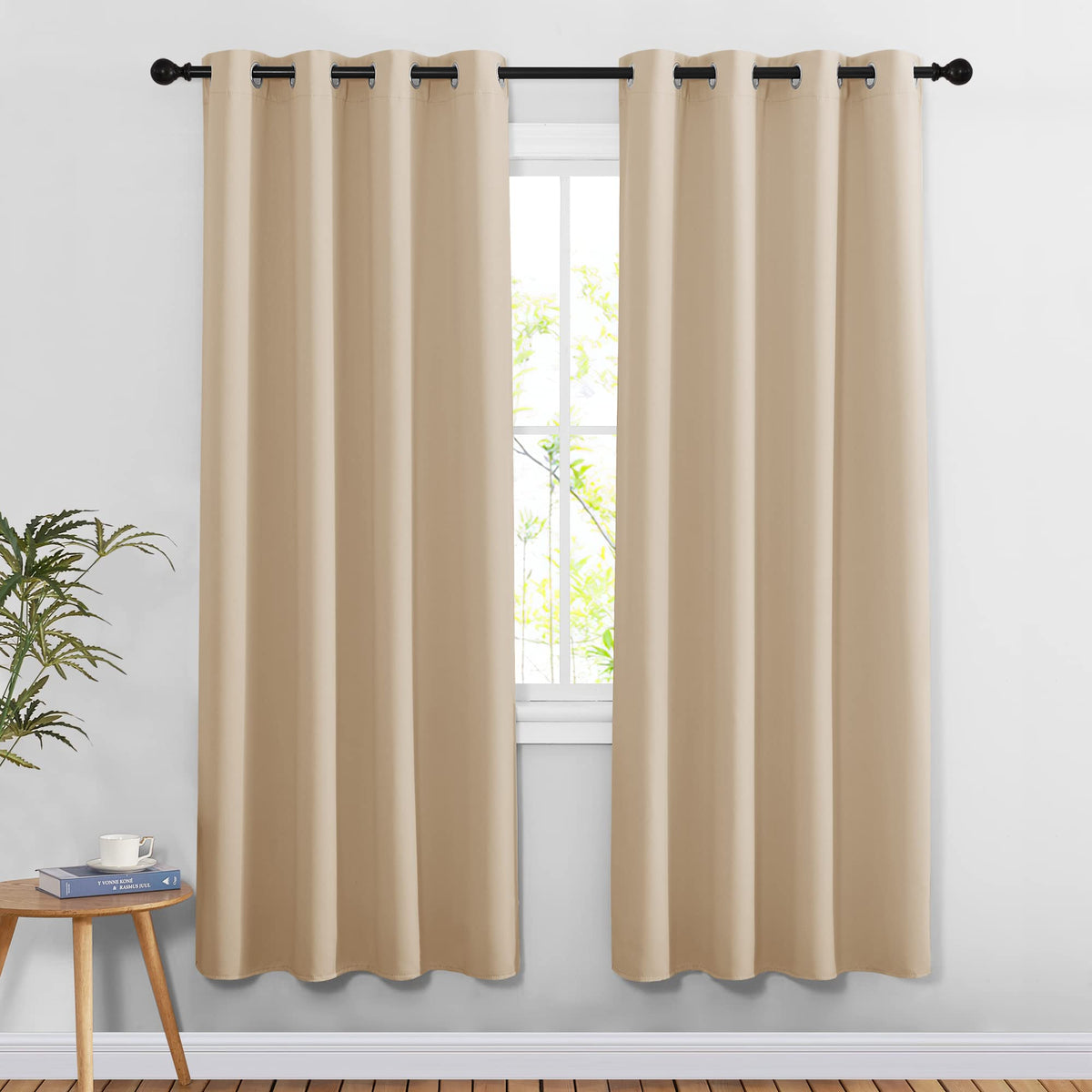 NICETOWN Grommet Blackout Room Darkening Curtains
