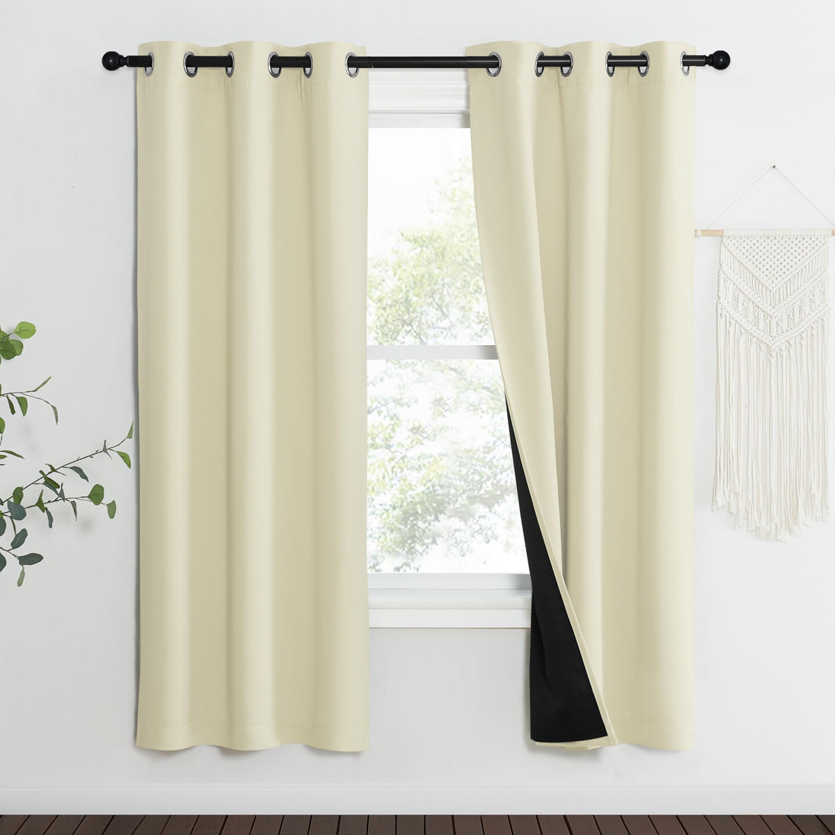 NICETOWN Full Blackout Double-Layer Curtains