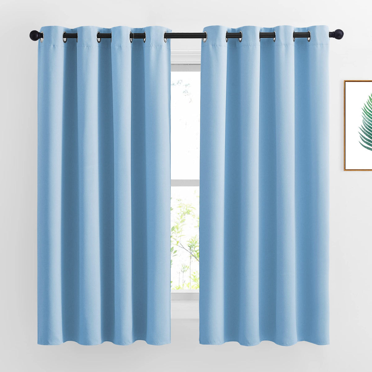 NICETOWN Grommet Blackout Room Darkening Curtains