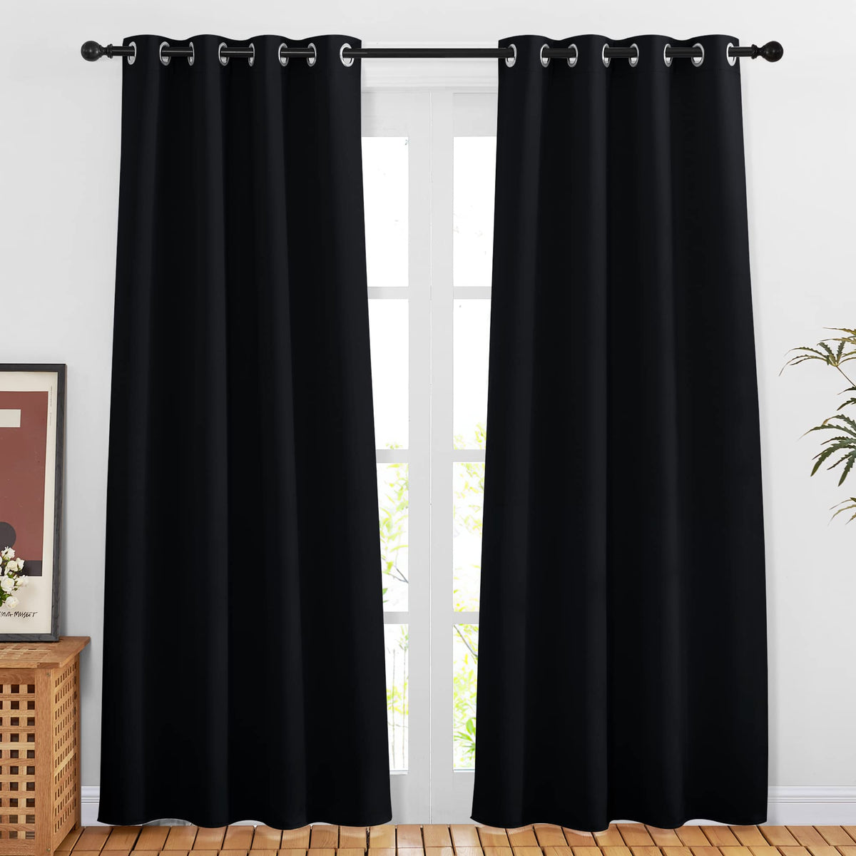 NICETOWN Grommet Blackout Room Darkening Curtains